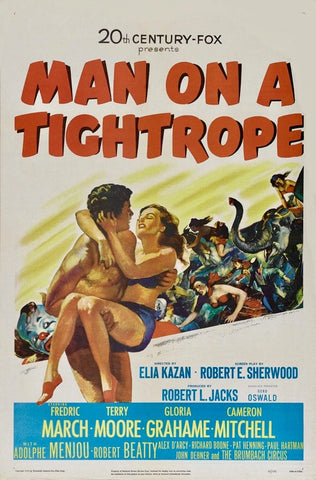 Man On A Tightrope (1953) - Fredric March  Colorized Version  DVD