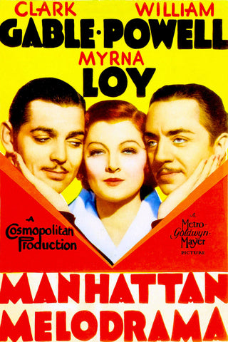 Manhattan Melodrama (1934) - Clark Gable  Colorized Version  DVD