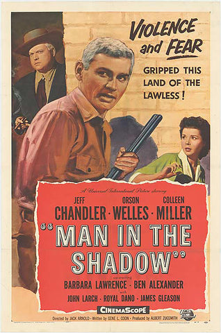 Man In The Shadow (1957) - Jeff Chandler  Colorized Version