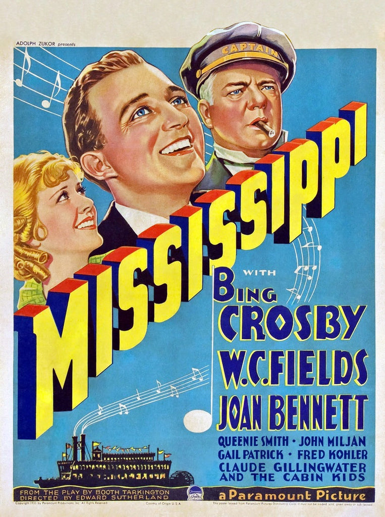 Mississippi (1935) - Bing Crosby    Colorized Version