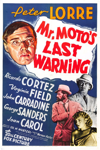 Mr. Moto's Last Warning (1939) - Peter Lorre  Colorized Version