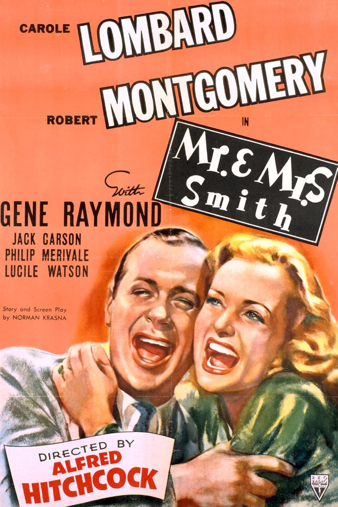 Mr. & Mrs. Smith (1941) - Alfred Hitchcock  Colorized Version