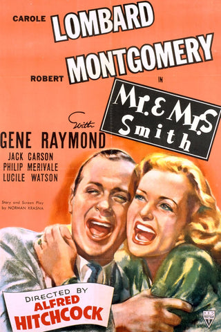 Mr. & Mrs. Smith (1941) - Alfred Hitchcock  Colorized Version