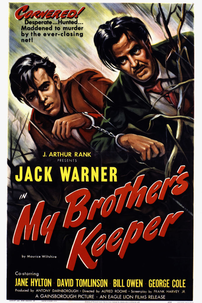 My Brother's Keeper (1948) - Jack Warner  Colorized Version  DVD