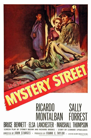 Mystery Street (1950) - Ricardo Montalban  Colorized Version  DVD