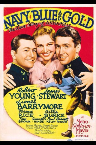 Navy Blue And Gold (1937) - James Stewart  Colorized Version  DVD