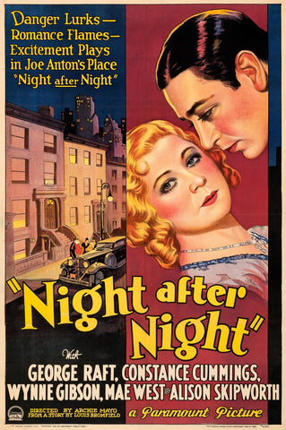 Night After Night (1932) - George Raft  Colorized Version