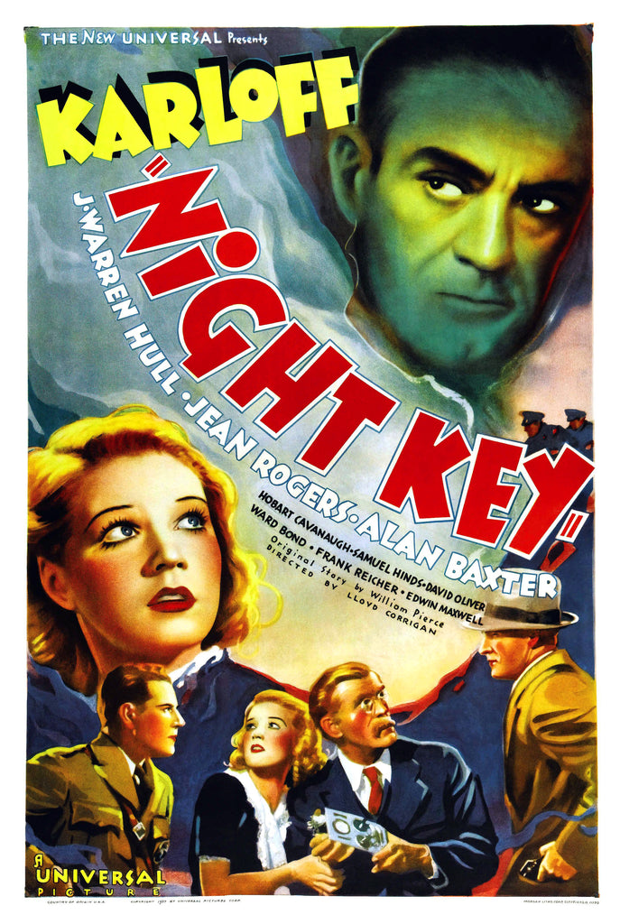 Night Key (1937) - Boris Karloff  Colorized Version  DVD