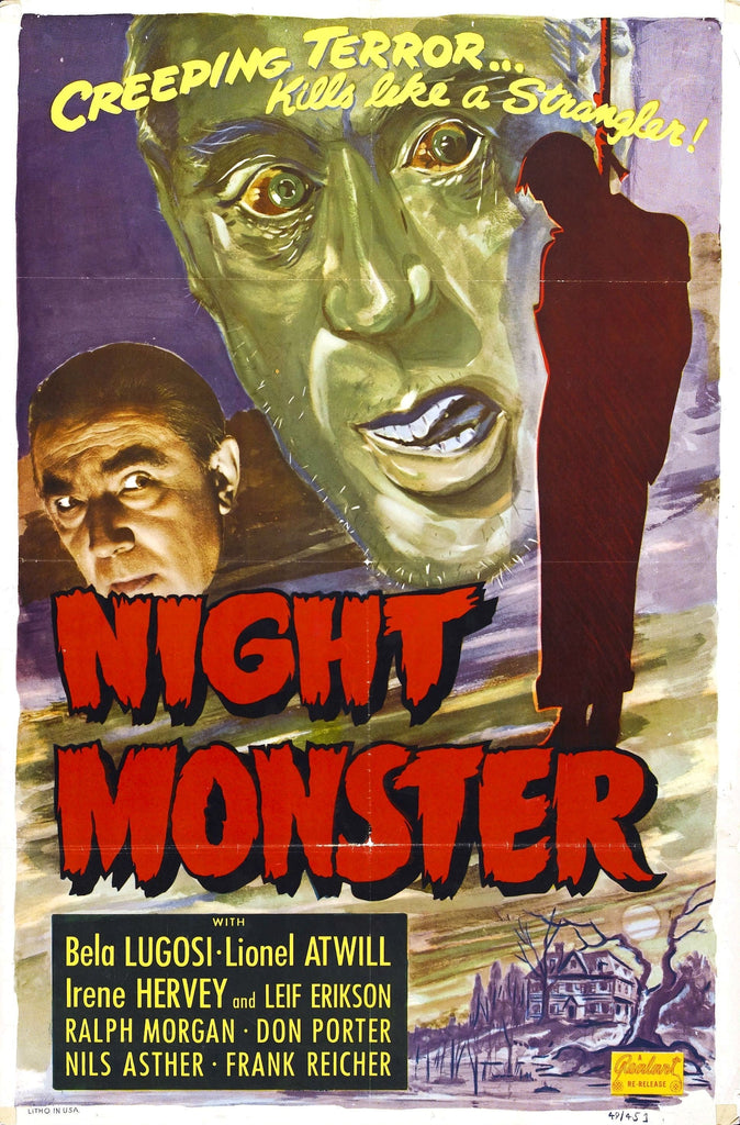 Night Monster (1942) - Bela Lugosi   Colorized Version