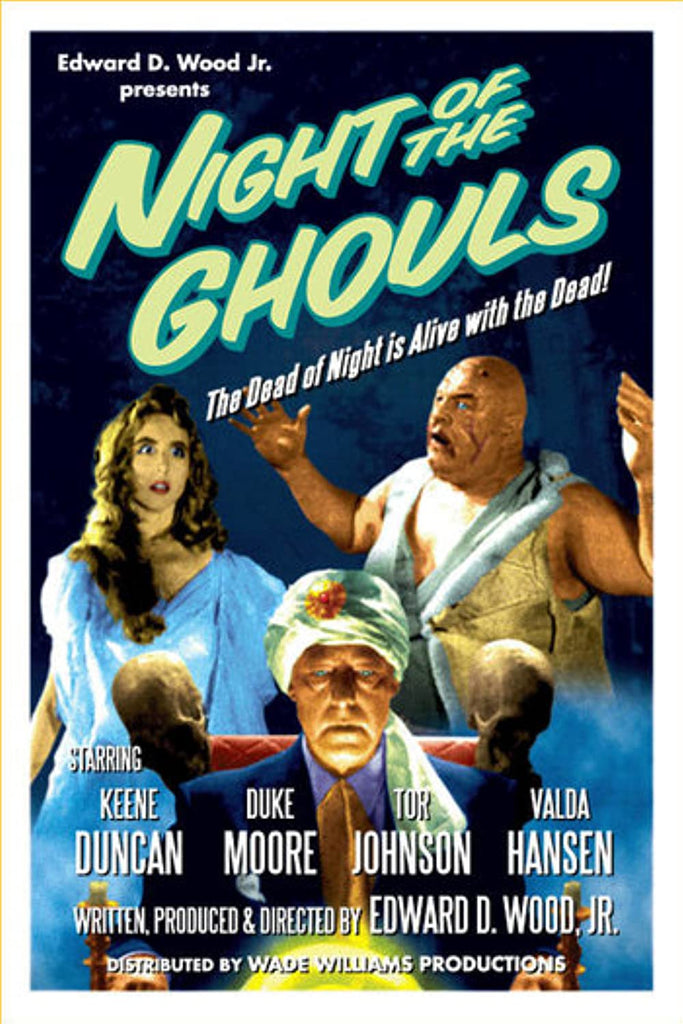 Night Of The Ghouls (1959) - Kenne Duncan    Colorized Version