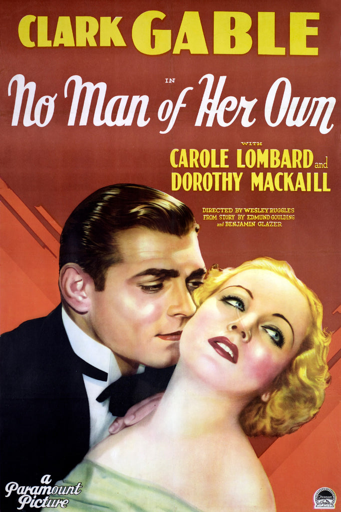 No Man Of Her Own (1932) - Clark Gable  Colorized Version