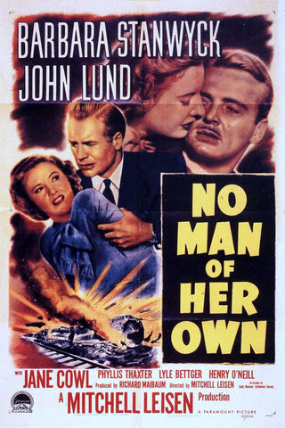 No Man Of Her Own (1950) - Barbara Stanwyck    Colorized Version
