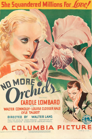 No More Orchids (1932) - Carole Lombard  Colorized Version