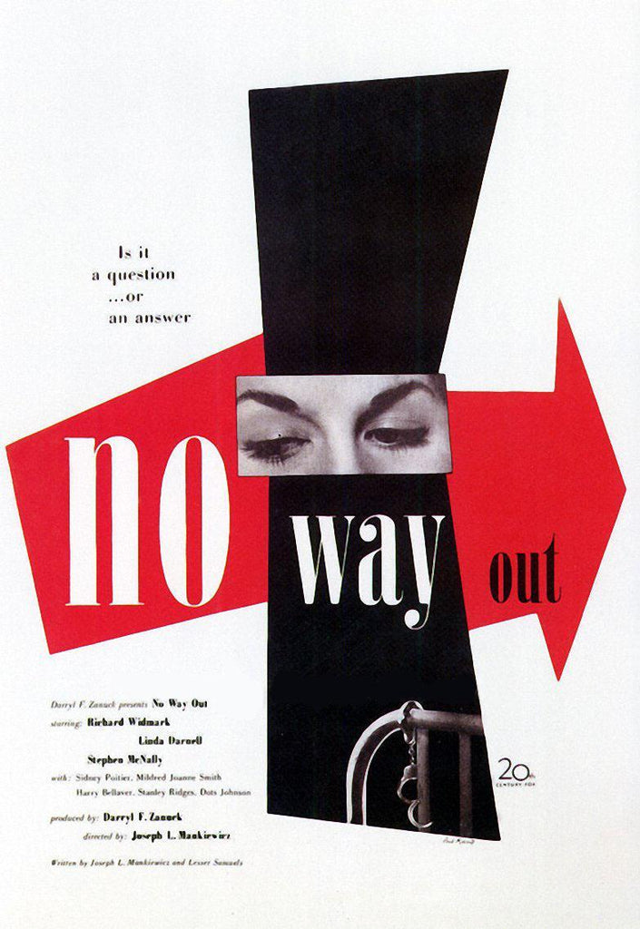 No Way Out (1950) - Richard Widmark  DVD  Colorized Version