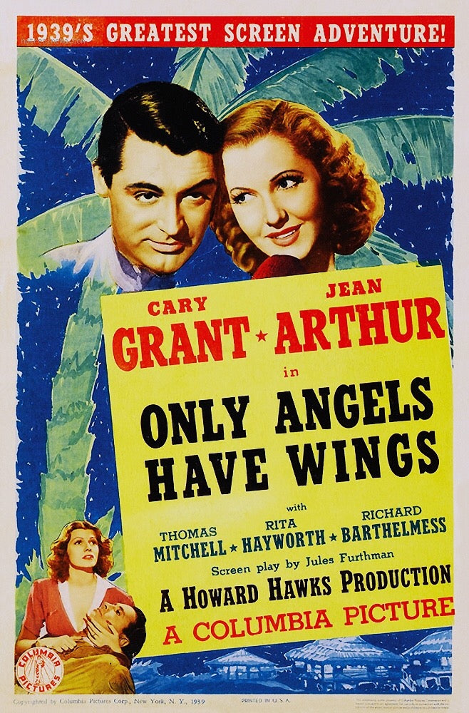 Only Angels Have Wings (1939) - Cary Grant    Colorized Version