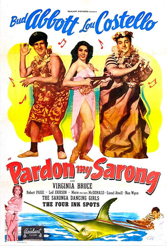 Pardon My Sarong (1942) - Abbott & Costello    Colorized Version