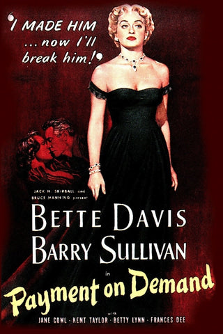 Payment On Demand (1951) - Bette Davis  Colorized Version