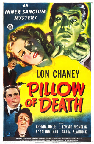 Pillow Of Death (1945) - Lon Chaney Jr.  Colorized Version  DVD