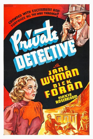 Private Detective (1939) - Jane Wyman  Colorized Version  DVD