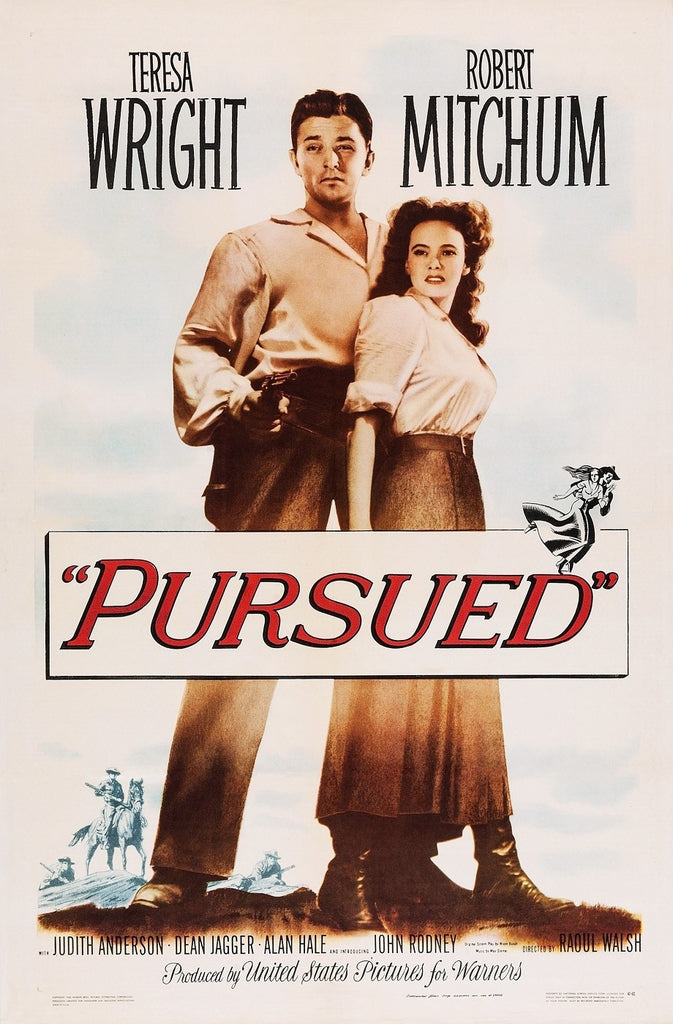 Pursued (1947) - Robert Mitchum  Colorized Version  DVD