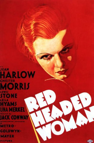 Red Headed Woman (1932) - Jean Harlow    Colorized Version
