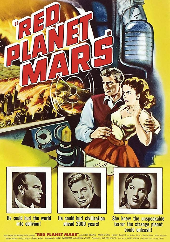 Red Planet Mars (1952) - Peter Graves  Colorized Version  DVD
