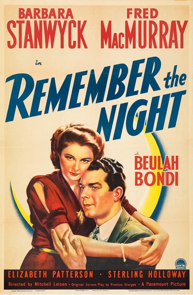 Remember The Night (1940) - Barbara Stanwyck    Colorized Version