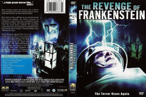 The Revenge Of Frankenstein (1958) - Peter Cushing  DVD