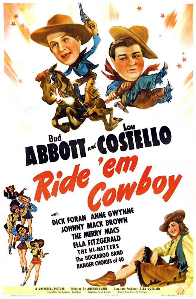 Ride ´Em Cowboy (1942) - Abbott & Costello    Colorized Version