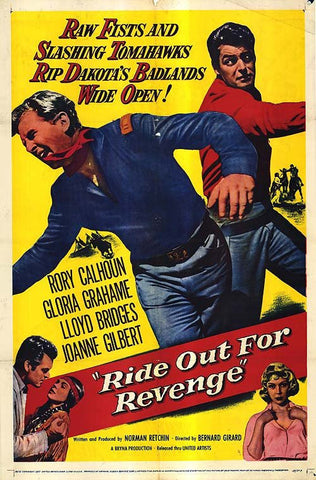 Ride Out For Revenge (1957) - Rory Calhoun  Colorized Version DVD