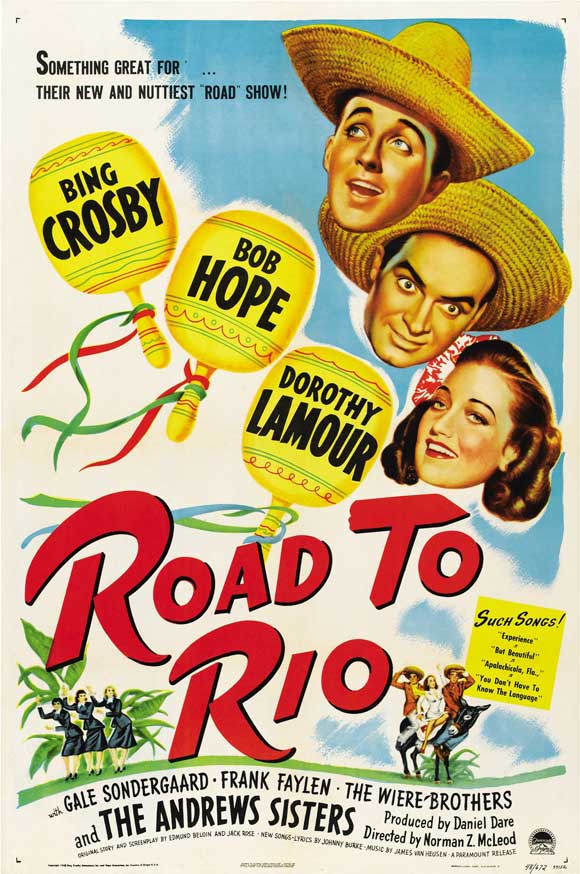 Road To Rio (1947) - Bob Hope    Colorized Version