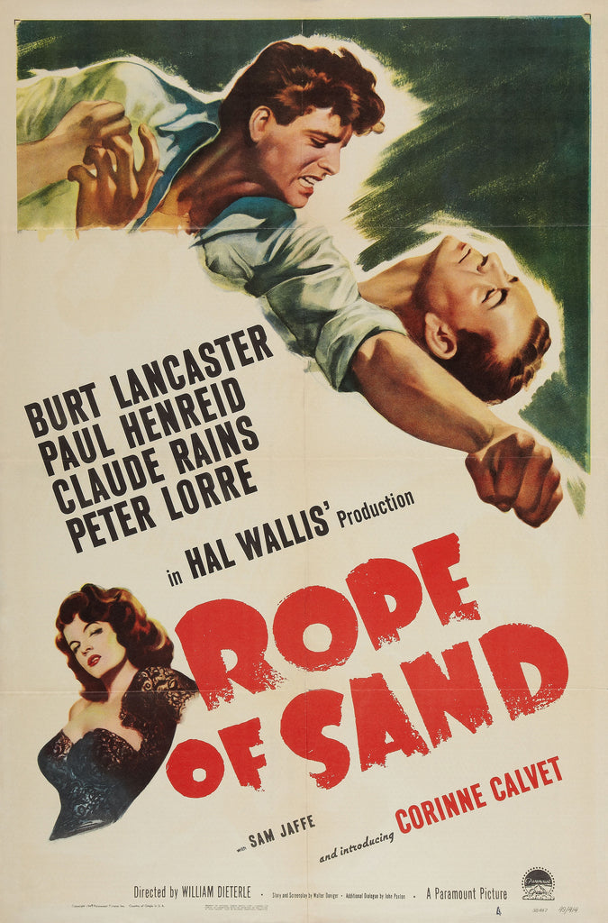 Rope Of Sand (1949) - Burt Lancaster  DVD