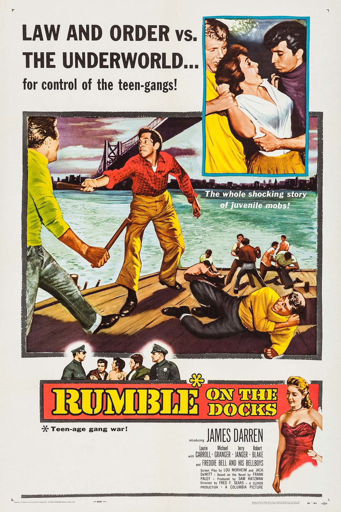 Rumble On The Docks (1956) - James Darren  DVD