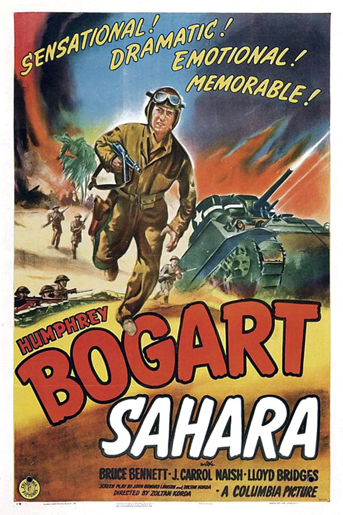 Sahara (1943) - Humphrey Bogart  Colorized Version