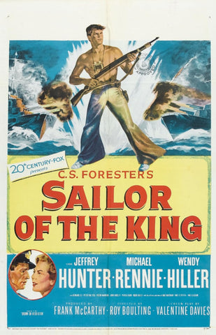 Sailor Of The King (1953) - Jeffrey Hunter  Colorized Version