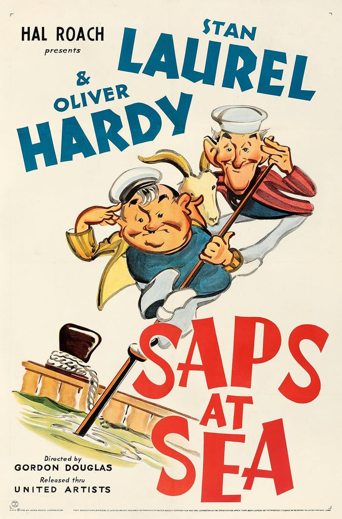 Saps At Sea (1940) - Laurel & Hardy  Colorized Version