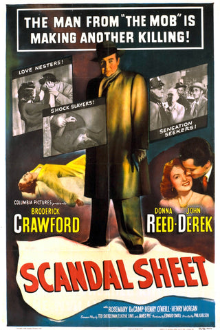 Scandal Sheet (1952) - John Derek  Colorized Version  DVD
