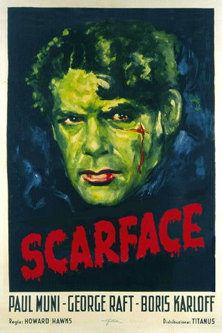 Scarface (1932) - Paul Muni  Colorized Version  DVD
