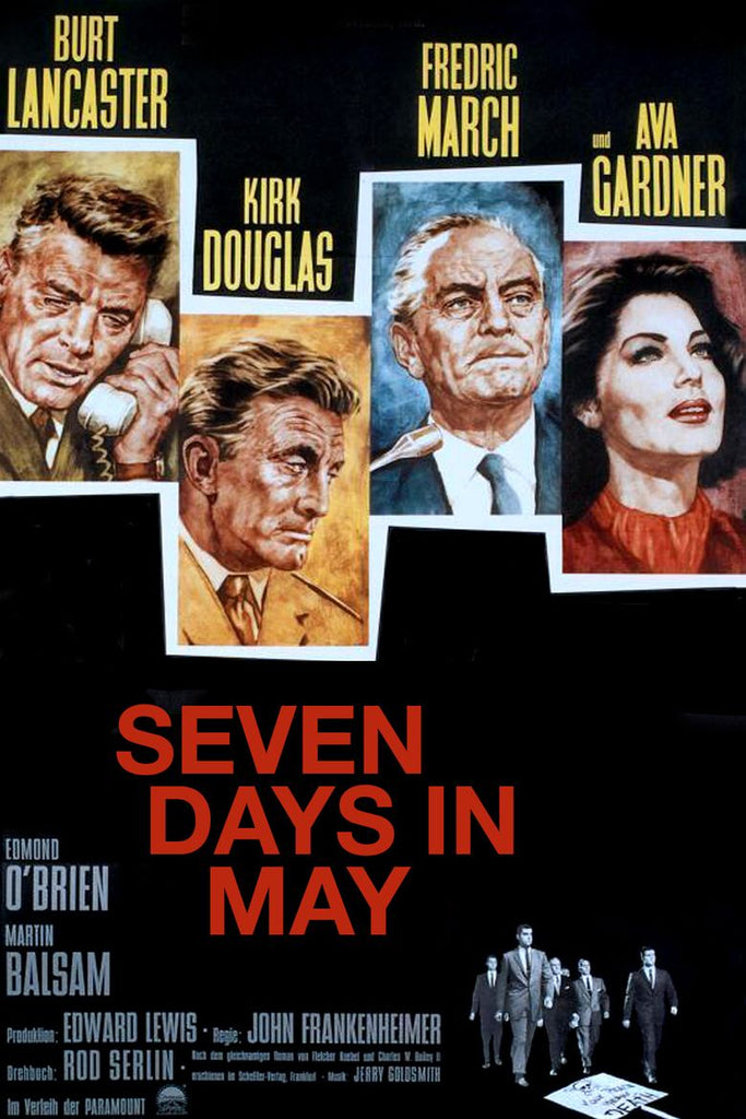 Seven Days In May (1964) - Burt Lancaster    Colorized Version
