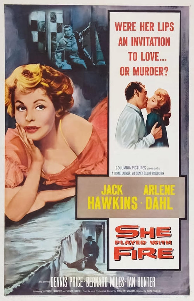 She Played With Fire (1957) - Jack Hawkins  DVD  Colorized Version