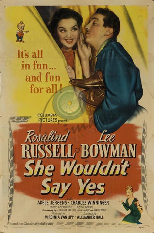 She Wouldn´t Say Yes (1945) - Rosalind Russell  Colorized Version  DVD