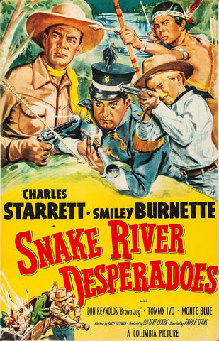 Snake River Desperadoes (1951) - Charles Starrett  Colorized Version  DVD
