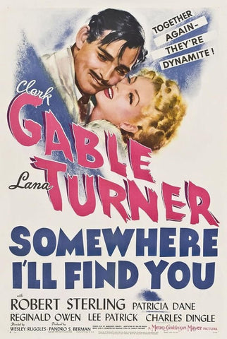 Somewhere I'll Find You (1942) - Clark Gable  Colorized Version  DVD
