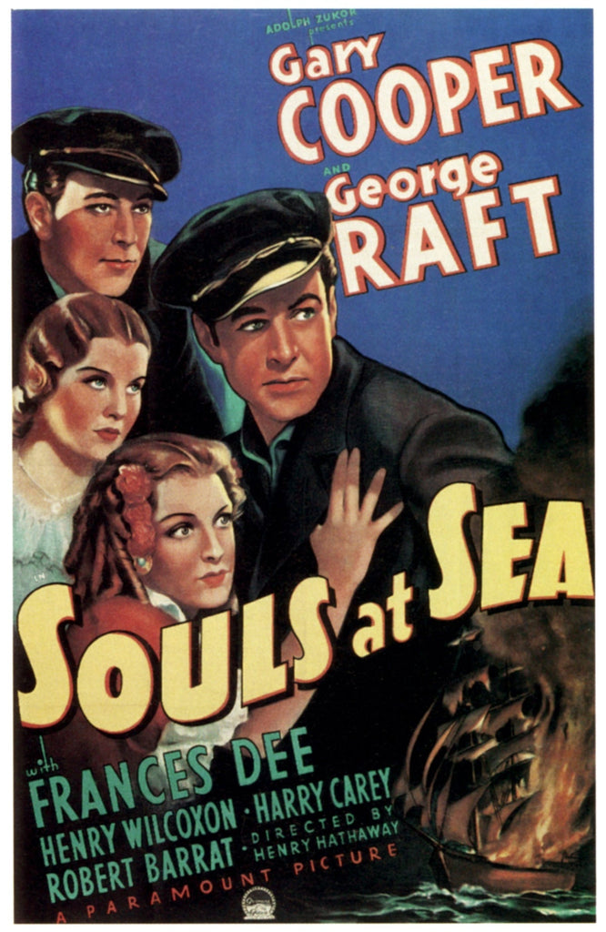 Souls At Sea (1937) - Gary Cooper    Colorized Version