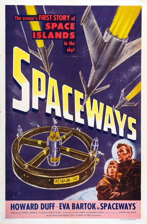 Spaceways (1953) - Howard Duff  Colorized Version  DVD