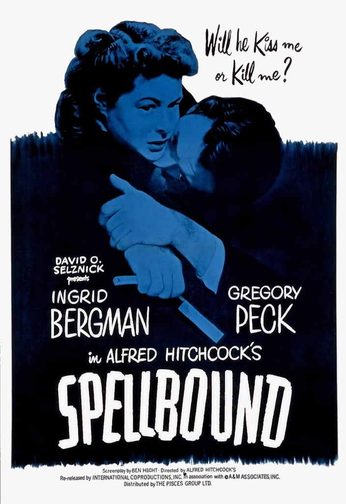 Spellbound (1945) - Alfred Hitchcock  Colorized Version
