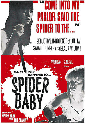 Spider Baby (1967) - Lon Chaney Jr.  Colorized Version  DVD