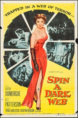 Spin A Dark Web AKA Soho Incident (1956) - Faith Domergue  Colorized Version  DVD
