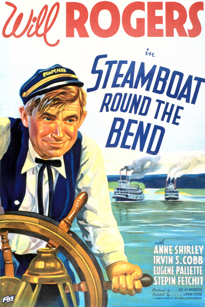 Steamboat Round The Bend (1935) - Will Rogers  Colorized Version  DVD