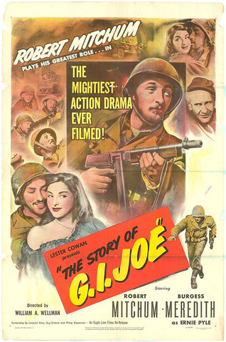 Story of G.I. Joe (1945) - Robert Mitchum  Colorized Version